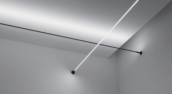 Single-sided Emitting Neon Skyline Light 1815 (Black)